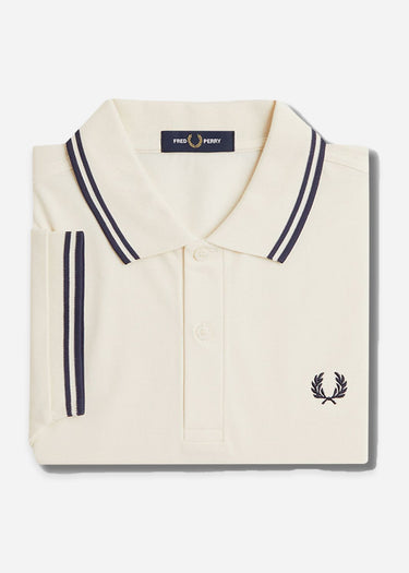 Fred Perry Polo's Twin tipped fred perry polo shirt- ecru tennis blue