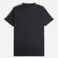 Fred Perry T-shirts  Contrast tape ringer t-shirt - anchor grey black 