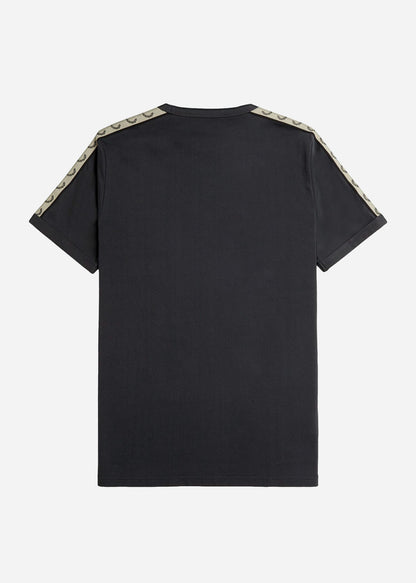 Fred Perry T-shirts  Contrast tape ringer t-shirt - anchor grey black 