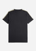 Fred Perry T-shirts  Contrast tape ringer t-shirt - anchor grey black 