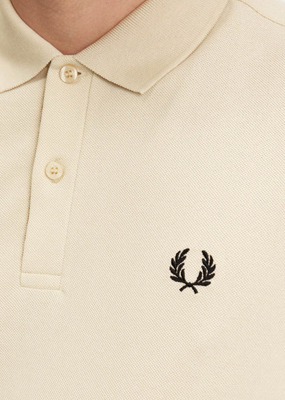 Fred Perry Polo's  Plain fred perry shirt - oatmeal black 