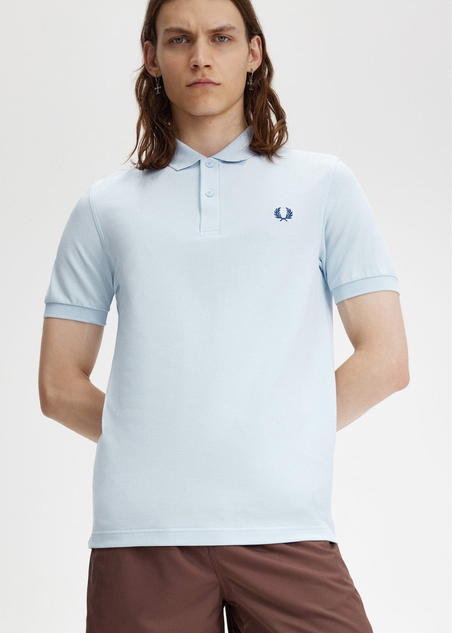Fred Perry Polo's  Plain fred perry shirt - light ice 