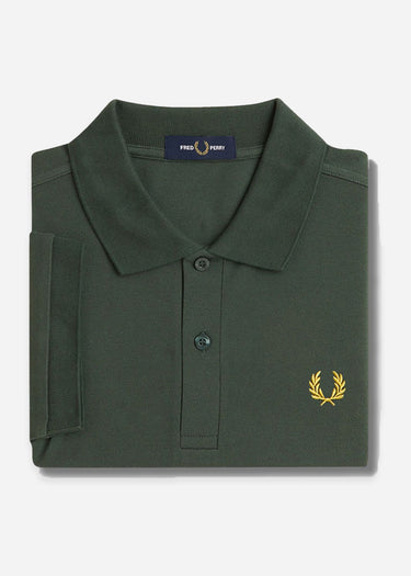Fred Perry Polo's The fred perry polo shirt- court green honeycomb