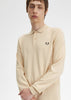 Fred Perry Longsleeve Polo's  Ls plain fred perry shirt - oatmeal black 