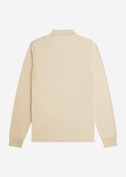 Fred Perry Longsleeve Polo's  Ls plain fred perry shirt - oatmeal black 