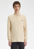 Fred Perry Longsleeve Polo's  Ls plain fred perry shirt - oatmeal black 