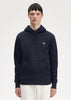 Fred Perry Hoodies  Tape detail hooded sweatshirt - navy 