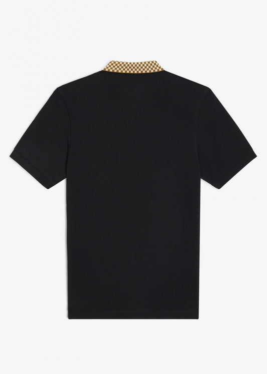Fred Perry Polo's  Collar detail polo shirt - black 