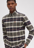 Fred Perry Overhemden  Brushed tartan shirt - field green 