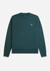 Fred Perry Truien  Crew neck sweatshirt - petrol blue 