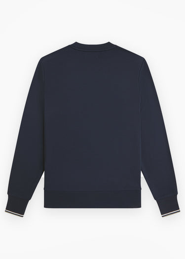 Fred Perry Sweaters Crew neck sweatshirt - dark airforce ecru seagrass