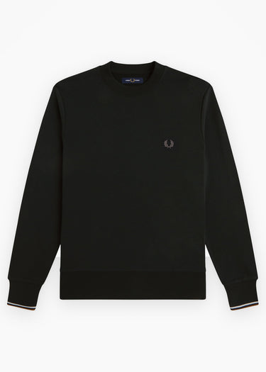 Fred Perry Sweaters Crew neck sweatshirt - night green dusky blue dark caramel