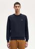 Fred Perry Truien  Crew neck sweatshirt - navy dark caramel 