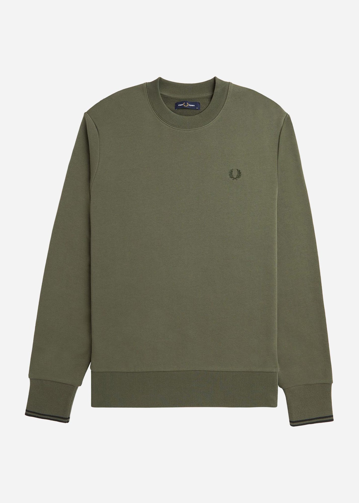 Fred Perry Truien  Crew neck sweatshirt - laurel wreath green night green 