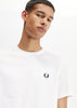 Fred Perry T-shirts  Rear powder laurel graphic tee - white 