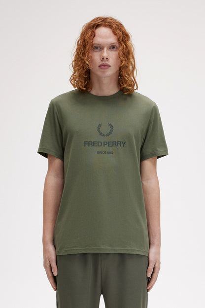 Fred Perry T-shirts  Fred perry graphic t-shirt - laurel wreath green 