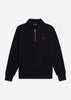 Fred Perry Truien  Half zip collar sweater - black 