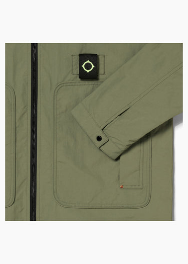 MA.Strum Jackets Velum runner jacket - brinze green