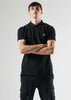 MA.Strum Polo's SS pique polo - jet black