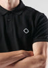MA.Strum Polo's SS pique polo - jet black