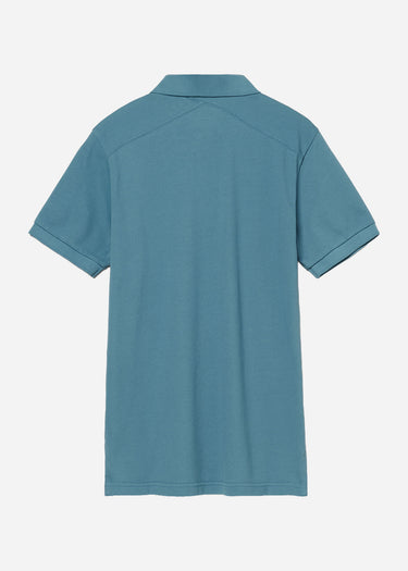 MA.Strum Polo's Mastrum pique polo - aegean blue