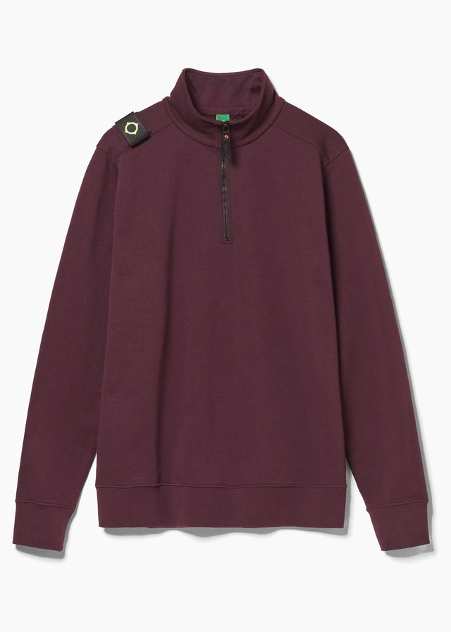 MA.Strum Sweaters Training quarter zip sweatshirt - wine