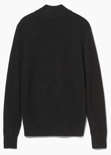 MA.Strum Sweaters Sarl quarter zip sweater - black