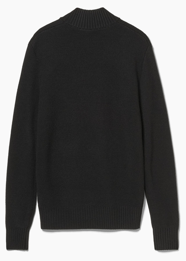 MA.Strum Sweaters Sarl quarter zip sweater - black