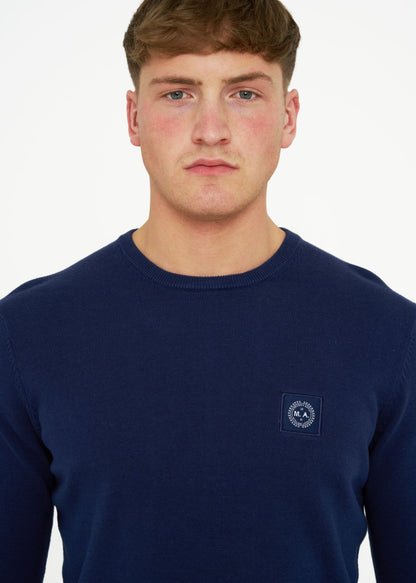 Marshall Artist Truien A Siren knit crewneck - navy