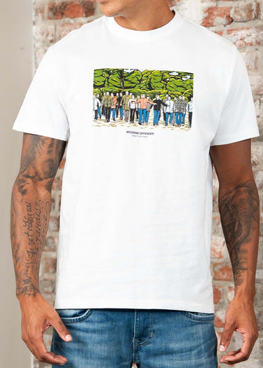 Weekend Offender T-shirts Green street GSE - white