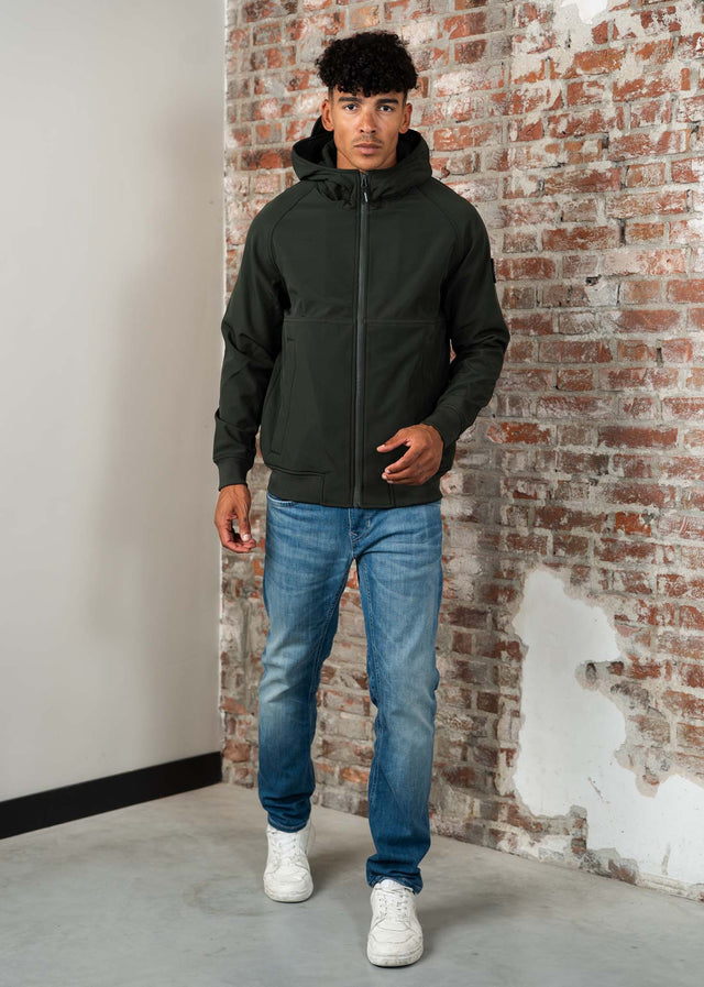 Weekend Offender Jackets Sulta softshell jacket - Black Forest