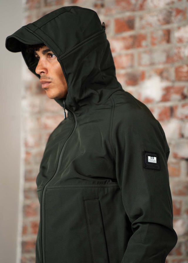 Weekend Offender Jackets Sulta softshell jacket aw26 - Black Forest