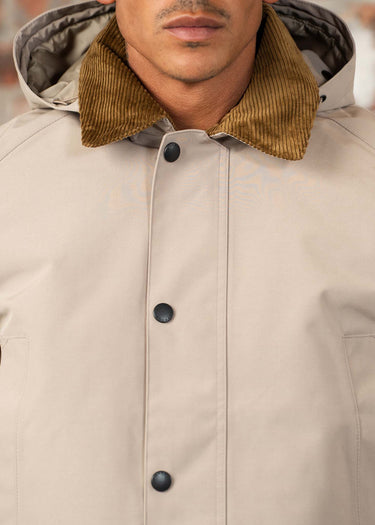 Barbour Jassen Winter ashby waterproof jacket - washed stone