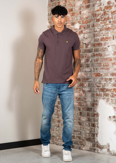 Lyle & Scott Polo's Plain polo shirt - espresso