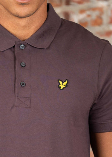 Lyle & Scott Polo's Plain polo shirt - espresso