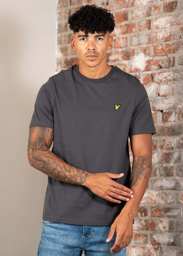 Lyle & Scott T-shirts Plain t-shirt - gunmetal