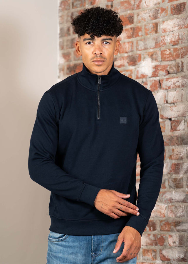 Hugo Boss Sweaters Zetrust - dark blue