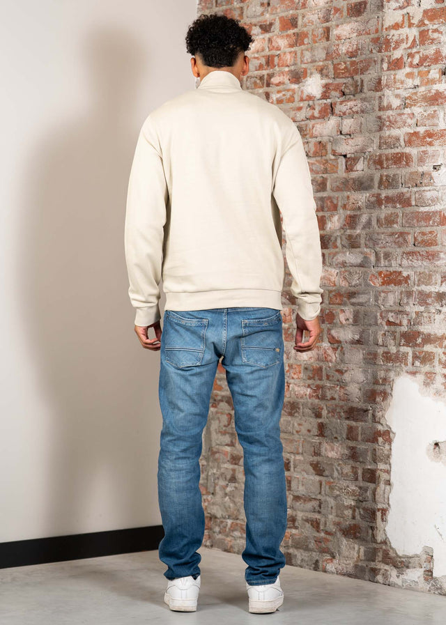 Lyle & Scott Sweaters Loopback quarter zip sweat - cove wr