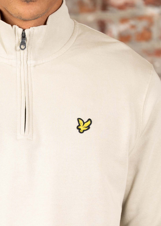 Lyle & Scott Sweaters Loopback quarter zip sweat - cove wr