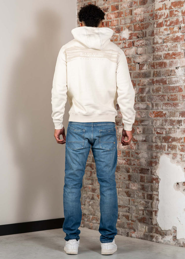 Napapijri Hoodies Back graphic hoodie - beige dimity
