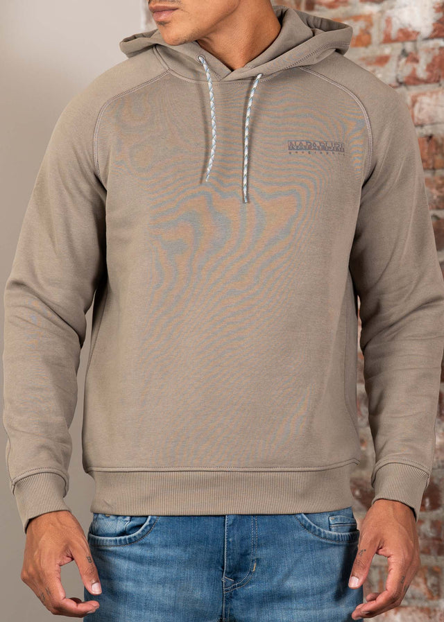 Napapijri Hoodies Back graphic hoodie - fallen rock