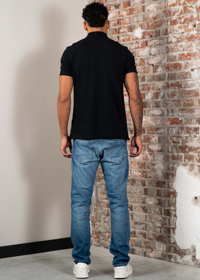 Barbour Polos Barbour tartan pique polo - black