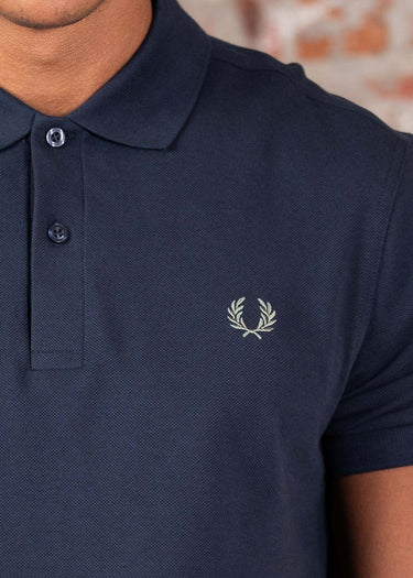 Fred Perry Polo's Plain polo - dark airforce bayleaf