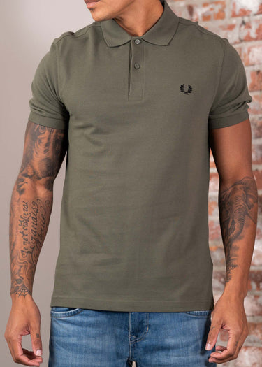 Fred Perry Polo's Plain polo - laurel wreath green black