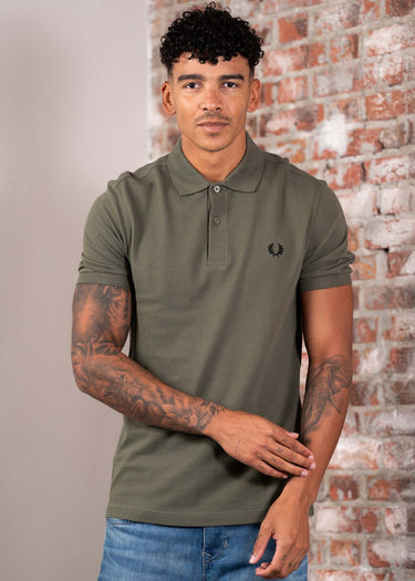 Fred Perry Polo's Plain polo - laurel wreath green black