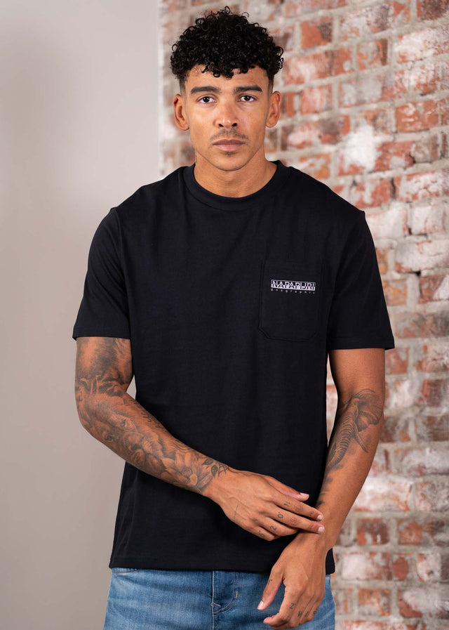 Napapijri T-shirts Fanes - black beauty