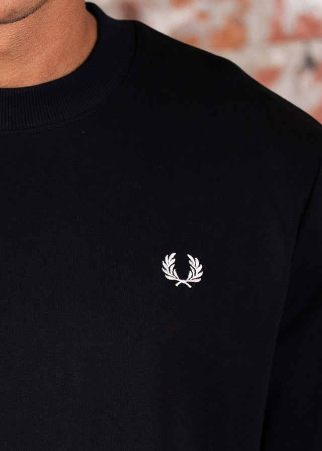 Fred Perry Sweaters Crew neck sweatshirt - black
