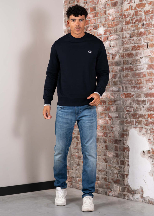Fred Perry Sweaters Crew neck sweatshirt - navy