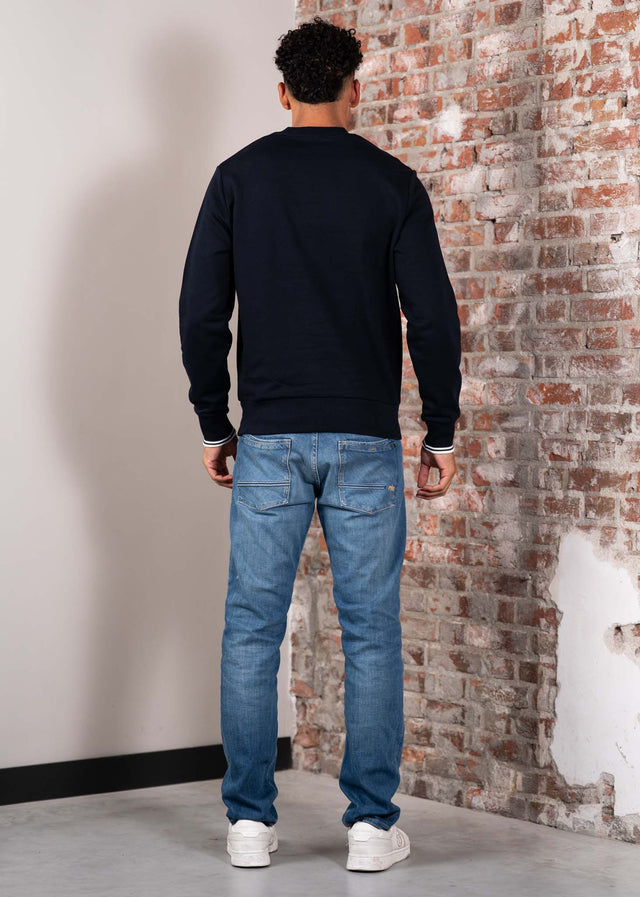 Fred Perry Sweaters Crew neck sweatshirt - navy