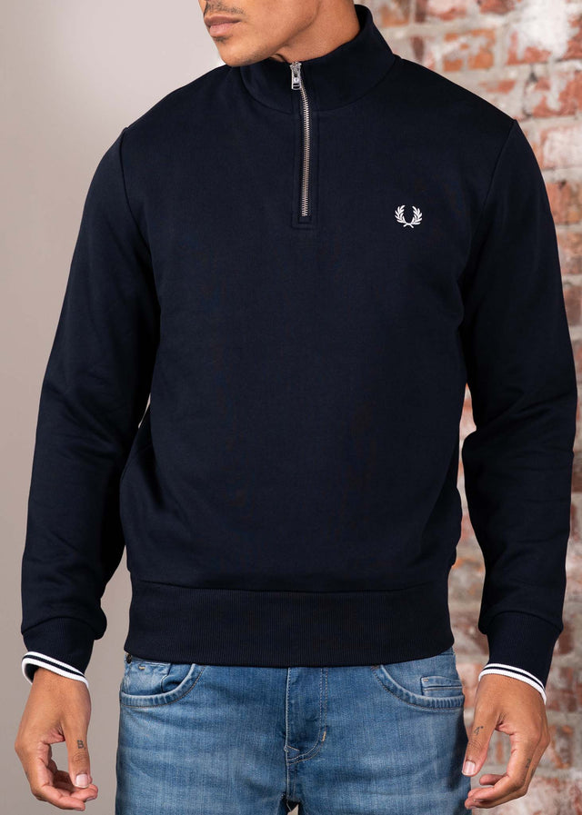 Fred Perry Sweaters Half zip sweatshirt - navy